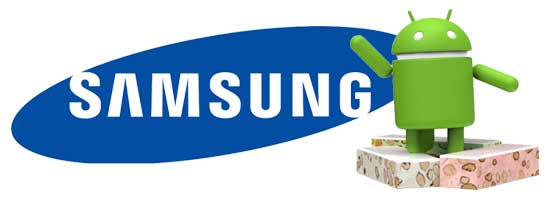 Samsung Galaxy Nougat
