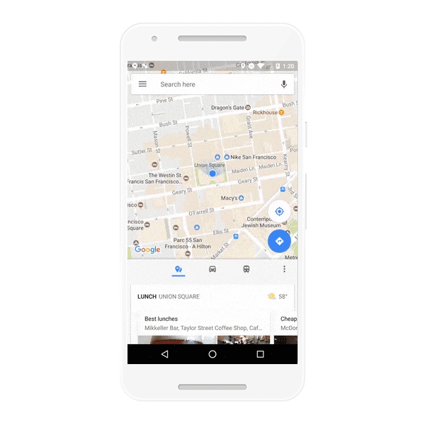 Google 地圖更新