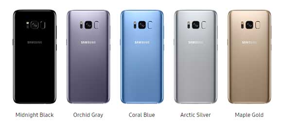 Galaxy S8 颜色