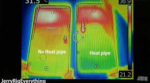LG G6 Heat Pipe