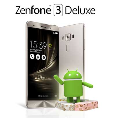 ZenFone 3 Deluxe Android 7.0 Nougat