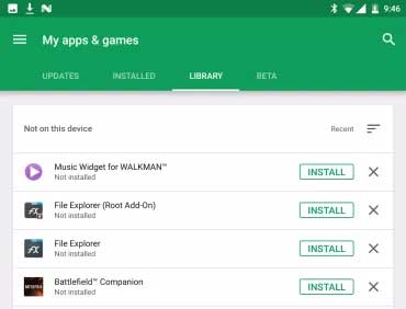 Google Play Store Update