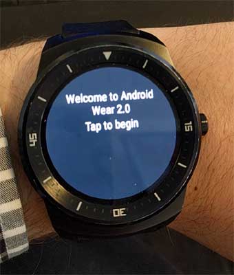 LG G Watch R Android Wear 2.0