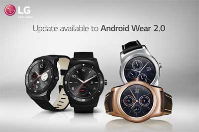 LG Watch Android Wear 2.0