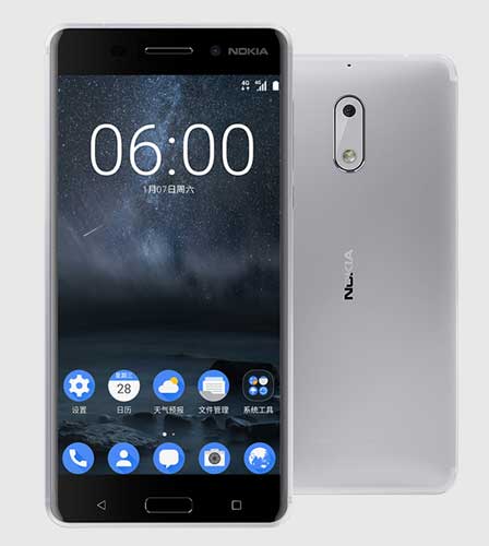 銀白色 Nokia 6