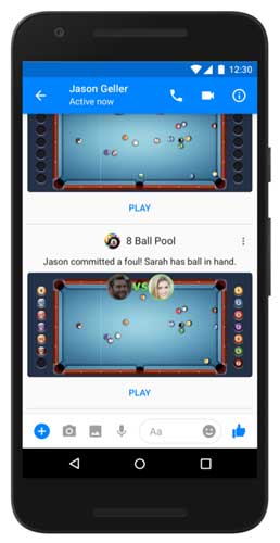 Facebook Messenger Instant Games