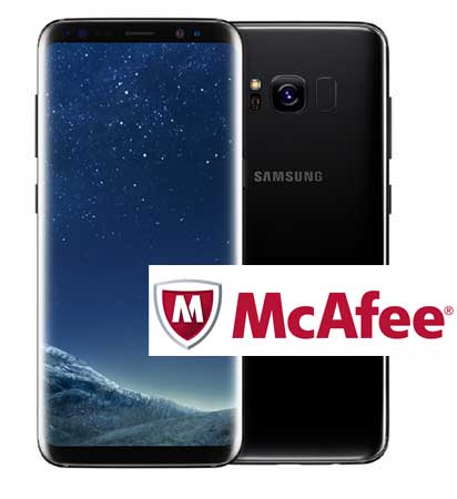 Galaxy S8 McAfee Software