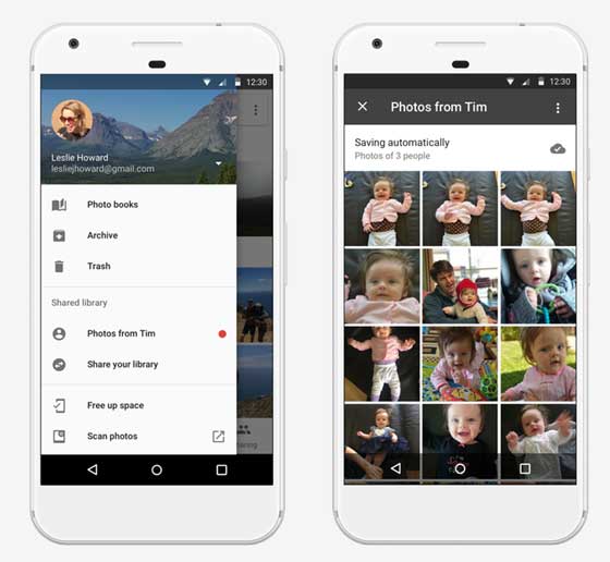 Google Photos Shared Libraries