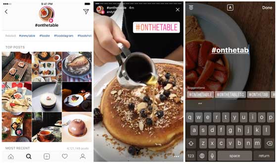 Instagram Hashtag Stories