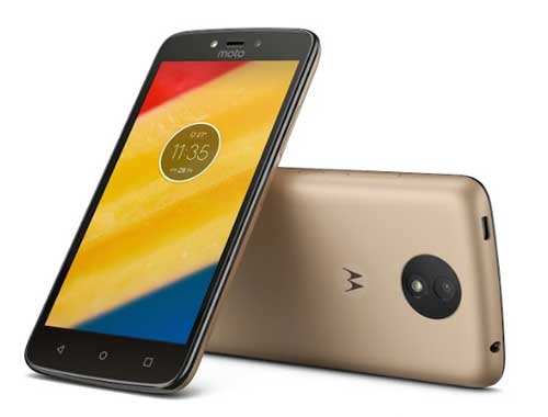 Moto C Plus Gold