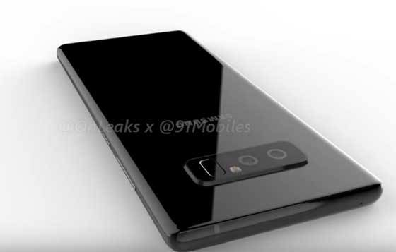 Galaxy Note 8 Render