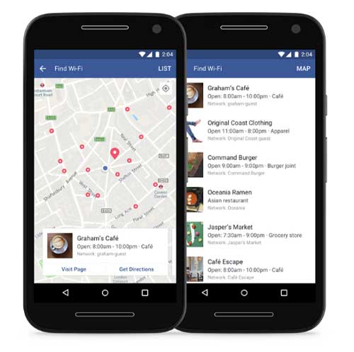 Facebook Find Wifi