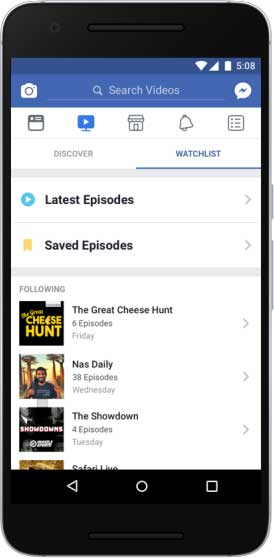 Facebook Watch Shows Episode