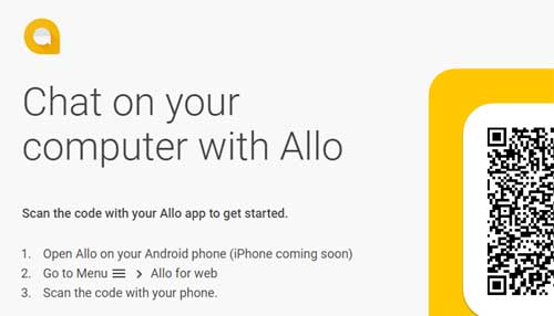 Google Allo 网页版