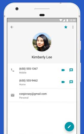 Google Contacts Details