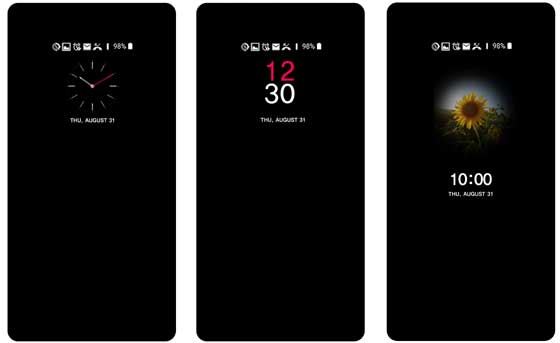 LG V30 Always On Display