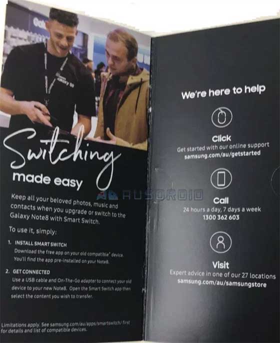 Note 8 Brochure