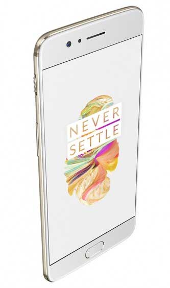 OnePlus 5 Soft Gold Front View