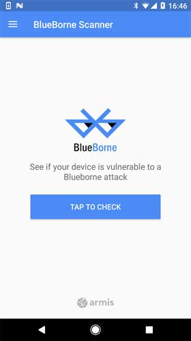 BlueBorne Vulnerability Scanner 藍牙安全漏洞測試