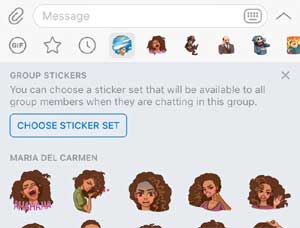 Telegram 4.3 Stickers Set