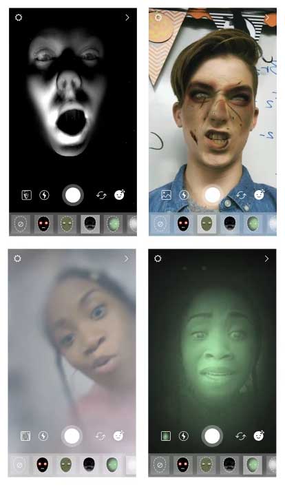 Instagram Halloween Face Filters