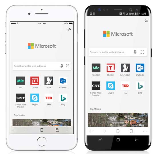 Microsoft Edge Mobile