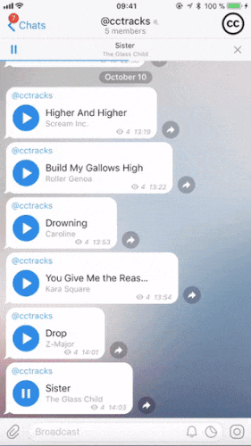 Telegram Media Player