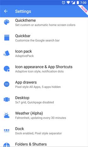 Action Launcher Customization