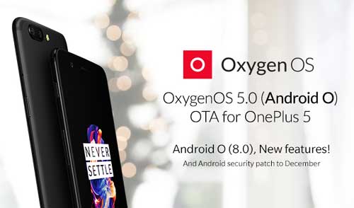 OnePlus 5 OxygenOS 5.0 Oreo