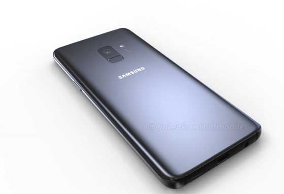 Samsung Galaxy S9 Render Back View