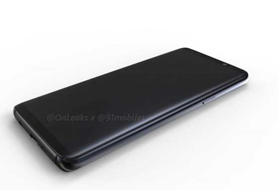 Samsung Galaxy S9 Render Side view