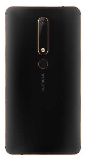 Nokia 6 2018 Back View