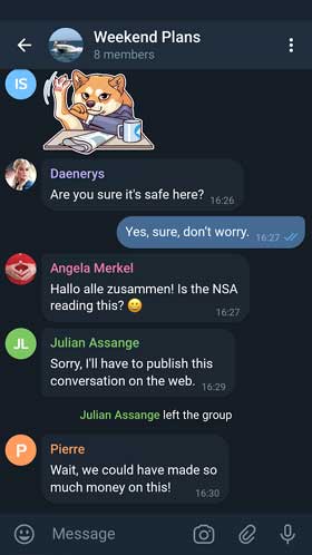 Telegram X Chat 