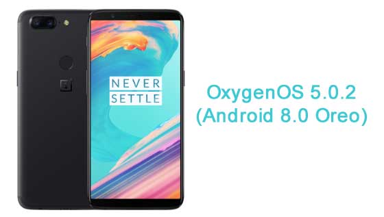 OnePlus 5T OxygenOS 5.0.2 Oreo