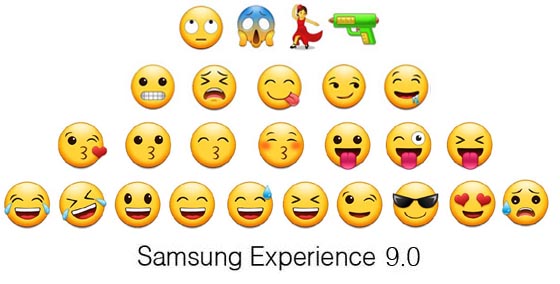 Samsung Experience 9.0 Emoji