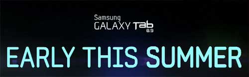 galaxy tab 8.9 发售日期