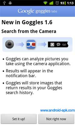 Google Goggles 1.6