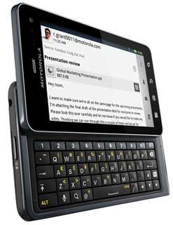 Motorola Milestone 3 Qwerty 键盘