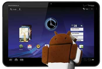 Motorola Xoom Ice Cream Sandwich Android 4.0 ICS
