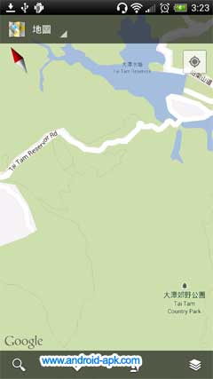 Google 地图 郊野路径
