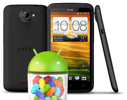 HTC One X, One XL, One S Android 4.1 Jelly Bean