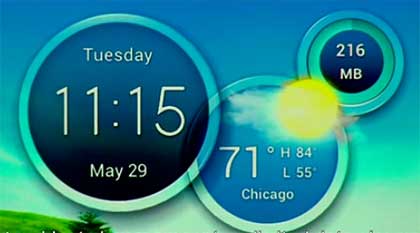 Motorola Ring Clock Widget