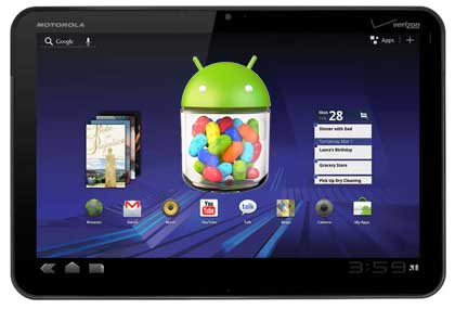 Motorola Xoom Android 4.1 Jelly Bean