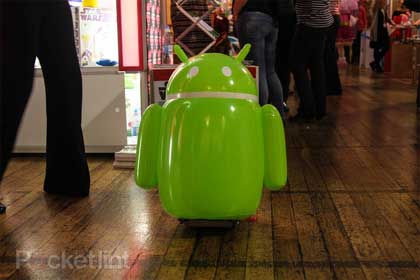 遥控吹气 Android 机器人