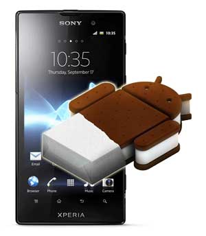 Sony Xperia Ion Android 4.0 Ice Cream Sandwich