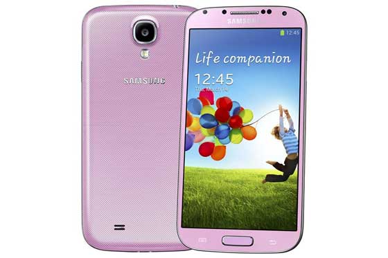 Galaxy S4 粉红色