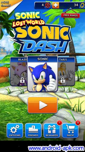 Sonic Dash 跑