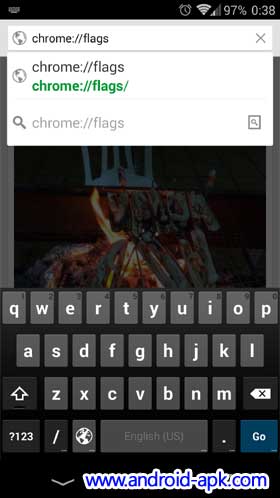 Chrome for Android flags