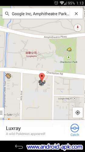 Google Maps Pokemon 