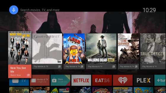 Android TV Home UI